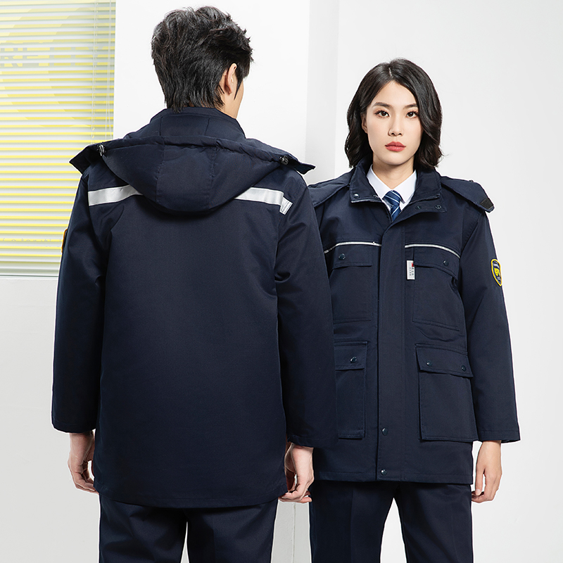 YJ-1305 耐磨防静电防酸碱棉服
